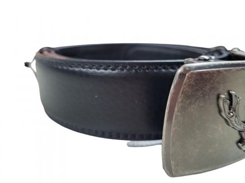 Preview: Herren Gürtel Hirsch Jagd Tracht Jeansgürtel Automtikschnalle bis 130cm Neu 221